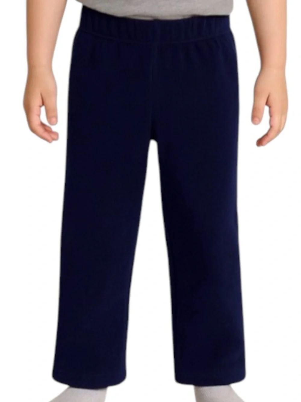 The Children’s Place Boys Navy Fleece Pants Size XS Toddler Pull On Cozy Winter